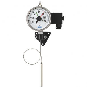 Манометрический термометр с микропереключателем и капилляром, модель 70-8xx