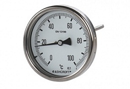 Биметаллический термометр, Модель A